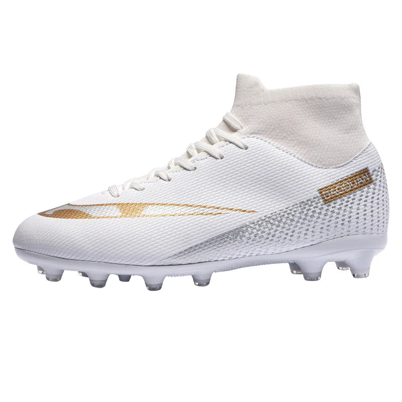 High-Top Soccer Cleats – TF & Firm Ground Football Boots for All Seasons