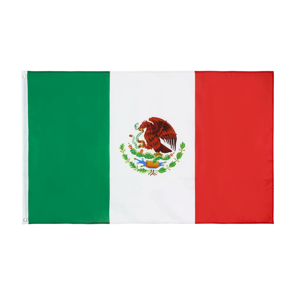 Mexico National Flag - Premium Polyester 3x5ft (90x150cm)
