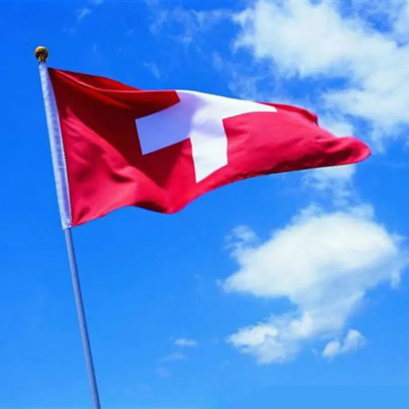 Switzerland Flag - Compact Swiss Banner 3x2ft (90x60cm)