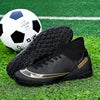 High-Top Soccer Cleats – TF & Firm Ground Football Boots for All Seasons