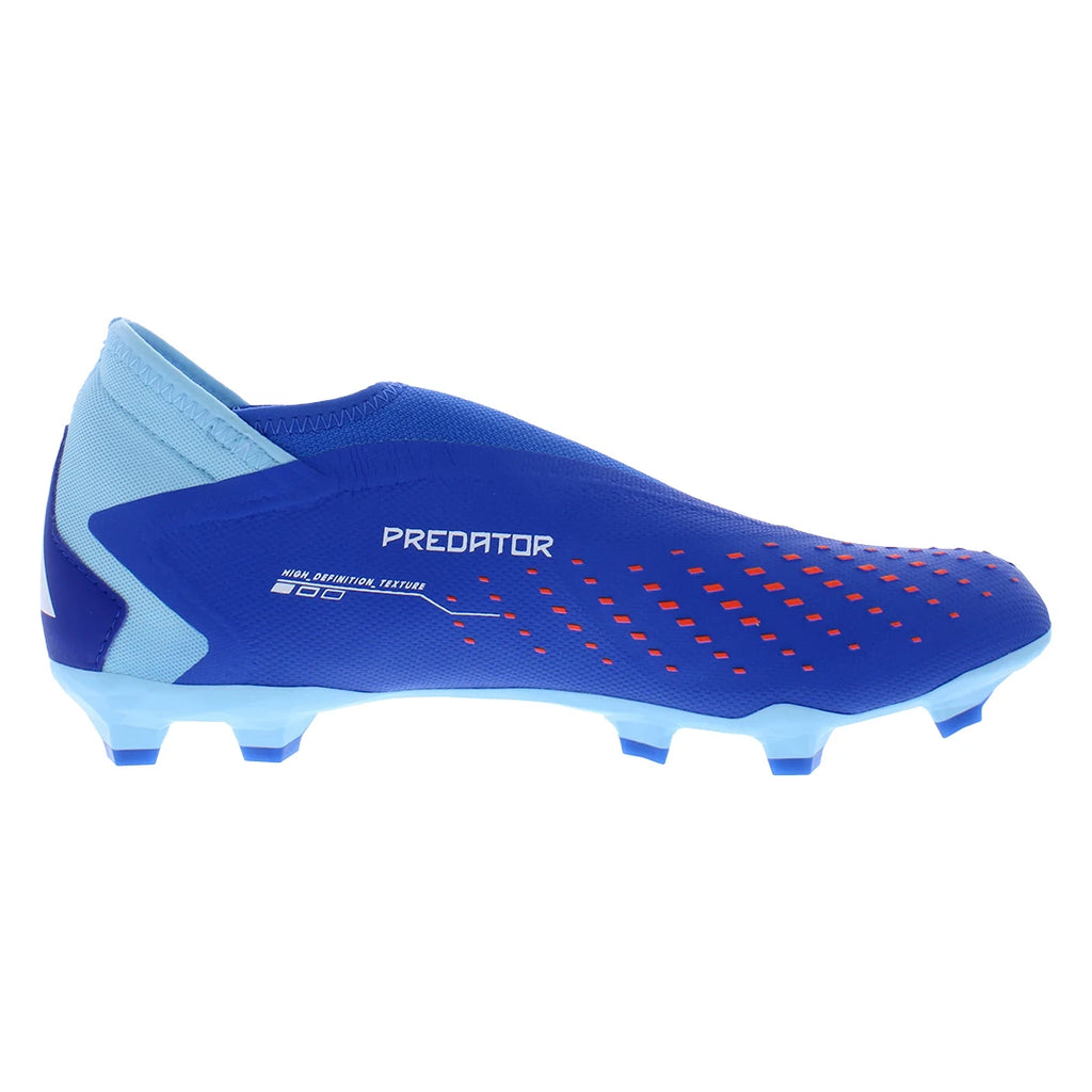 For Predator Accuracy.3 Laceless FG Unisex Soccer Shoes Bright Royal/Cloud White/Bliss Blue | 100% Authentic Made in Vietnam