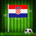 Croatia Hand Waving Flags – Bulk Packs (50/100 PCS) 14x21cm