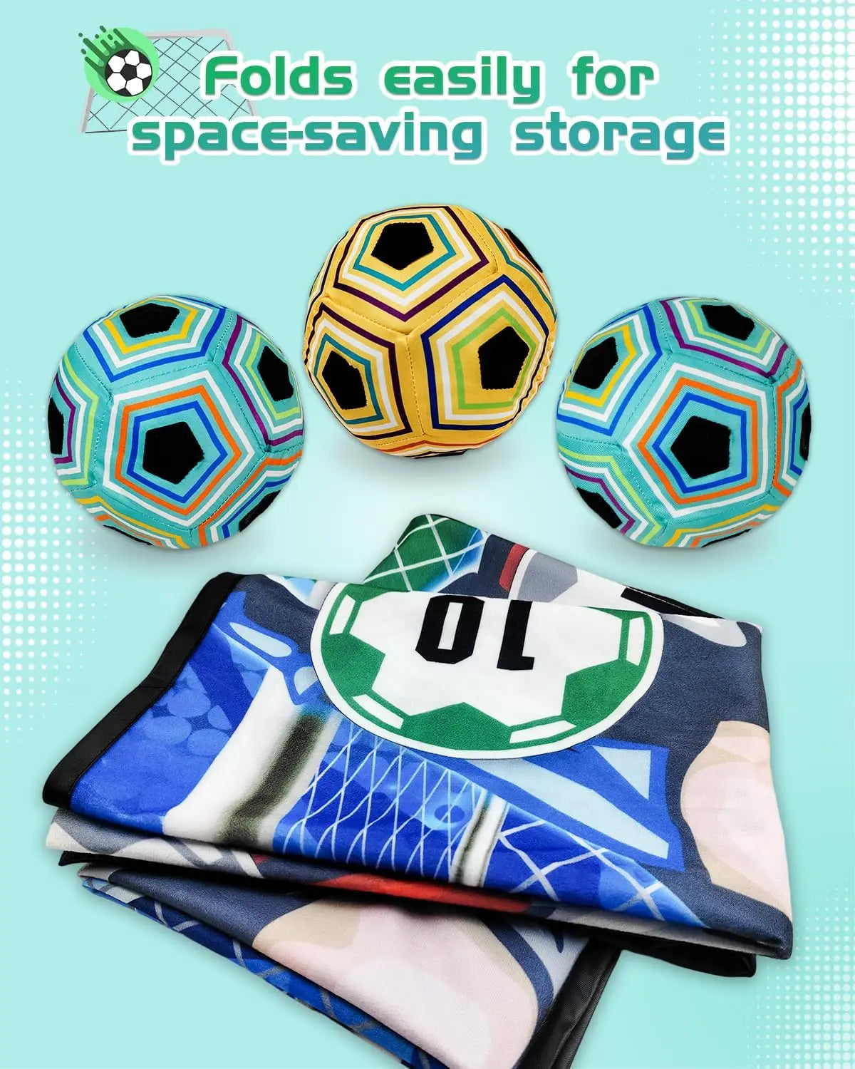 Soccer Target Goal Set – Numbered Zone Shooting Training Game