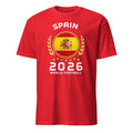 2026 Spain Football T-Shirt World Cup Soccer Jersey Men Women Loose Fit Short Sleeve Tee