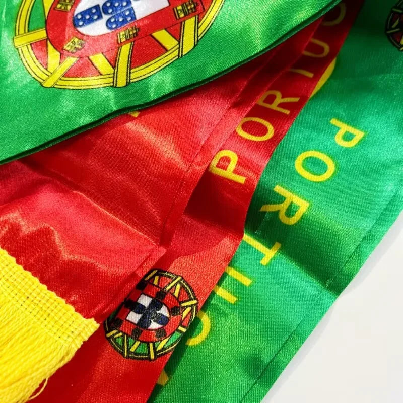 Portugal 2026 Fan Scarf – Double-Sided Flag Print