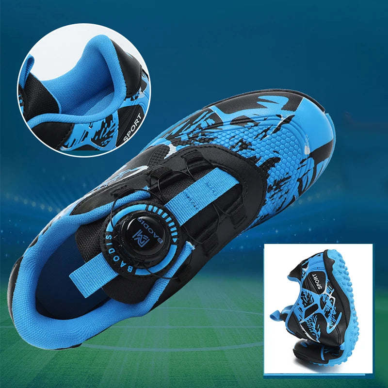 Kids Soccer Shoes – FG/TF Football Boots for Boys (Sizes 31–38)