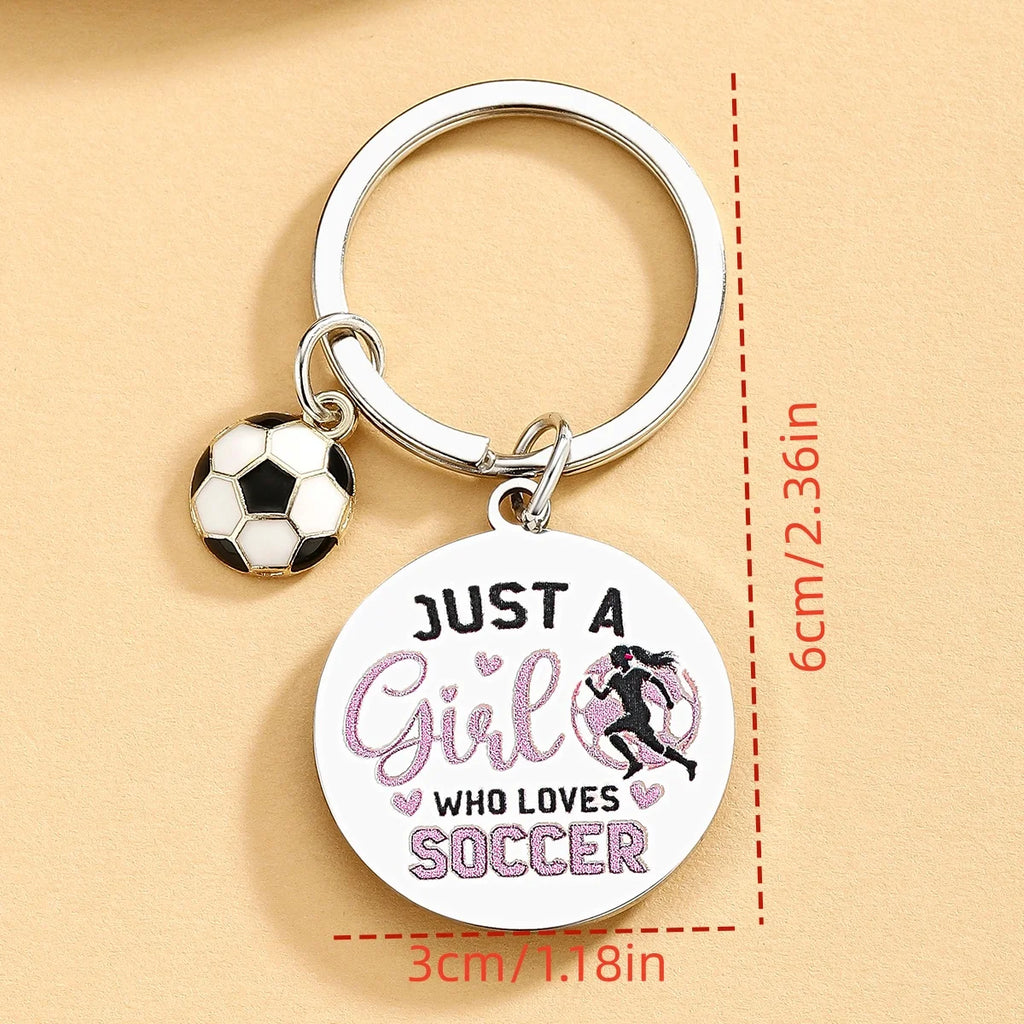 Soccer Gifts For Girls Women Best Soccer Themed Gift For soccer Players soccers Lover Gift For Unique soccers Keychain