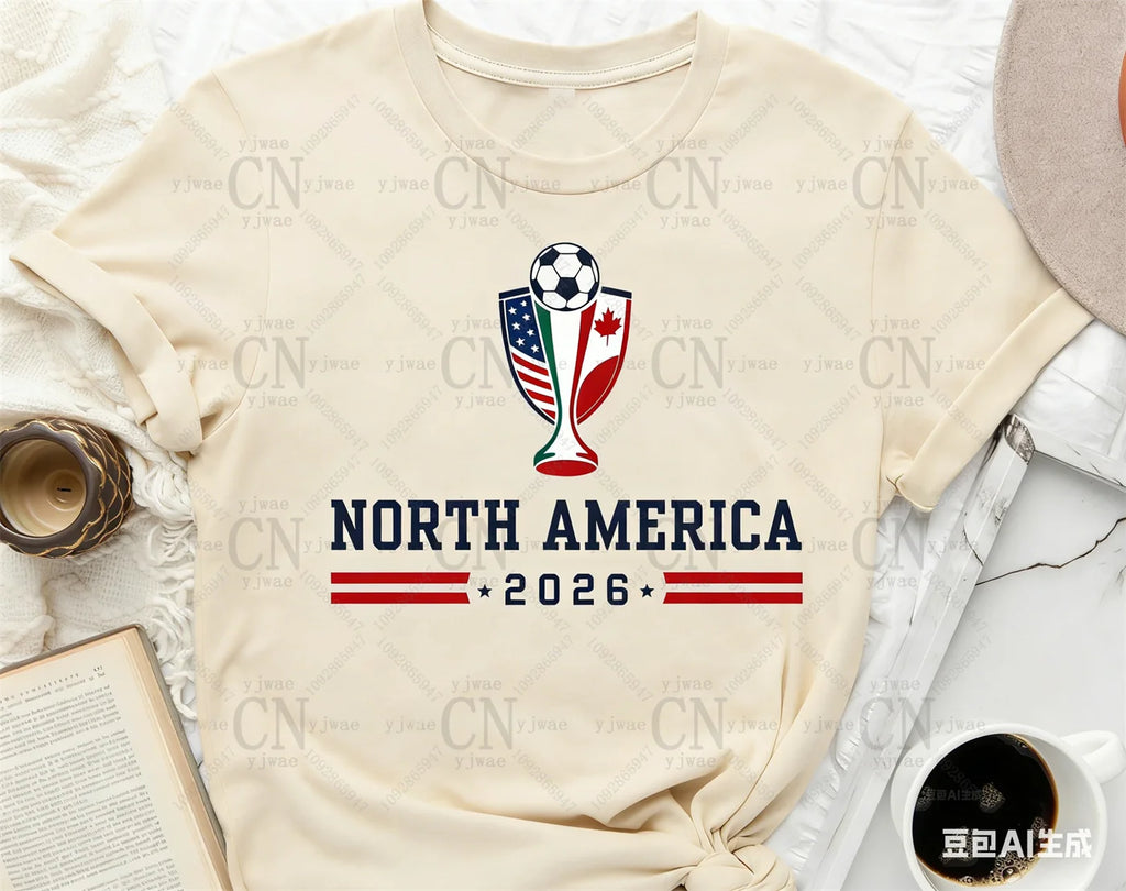 2026 World Cup North America Fan Tee – USA, Canada & Mexico