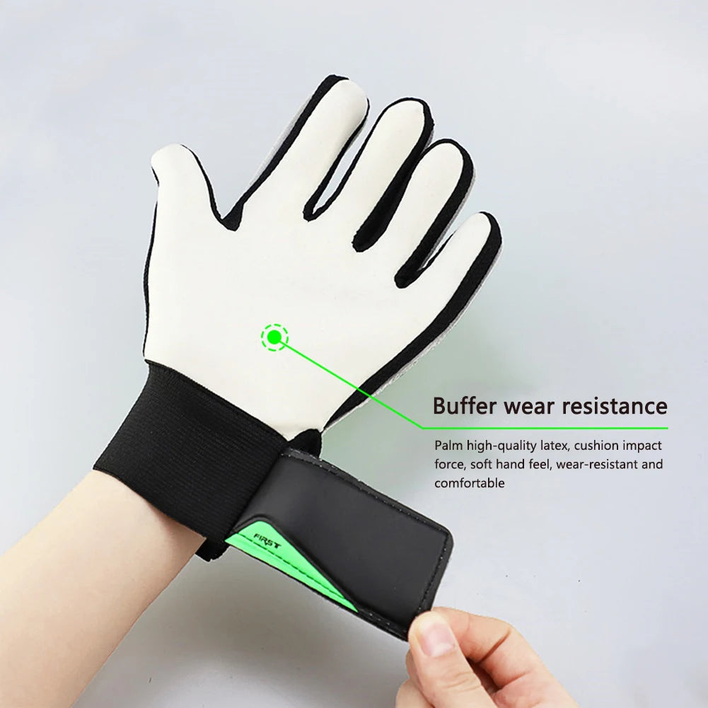Children's Goalkeeper Gloves – Anti-Collision Latex PU | Kids Soccer Accessories