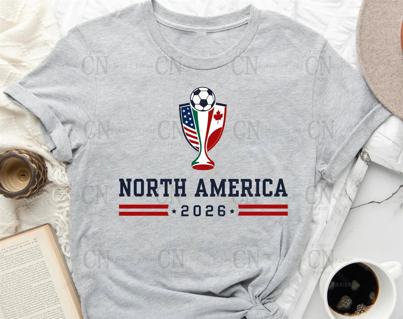 2026 World Cup North America Fan Tee – USA, Canada & Mexico
