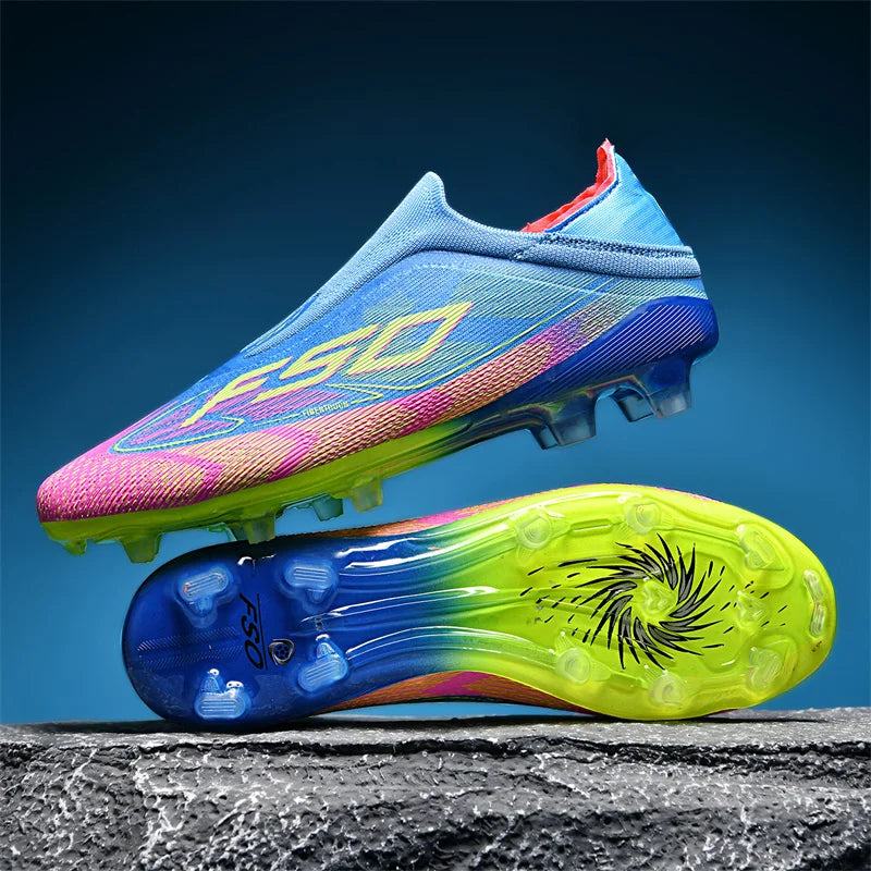 Men's Football Boots – Non-Slip Grass Cleats for Indoor & Outdoor