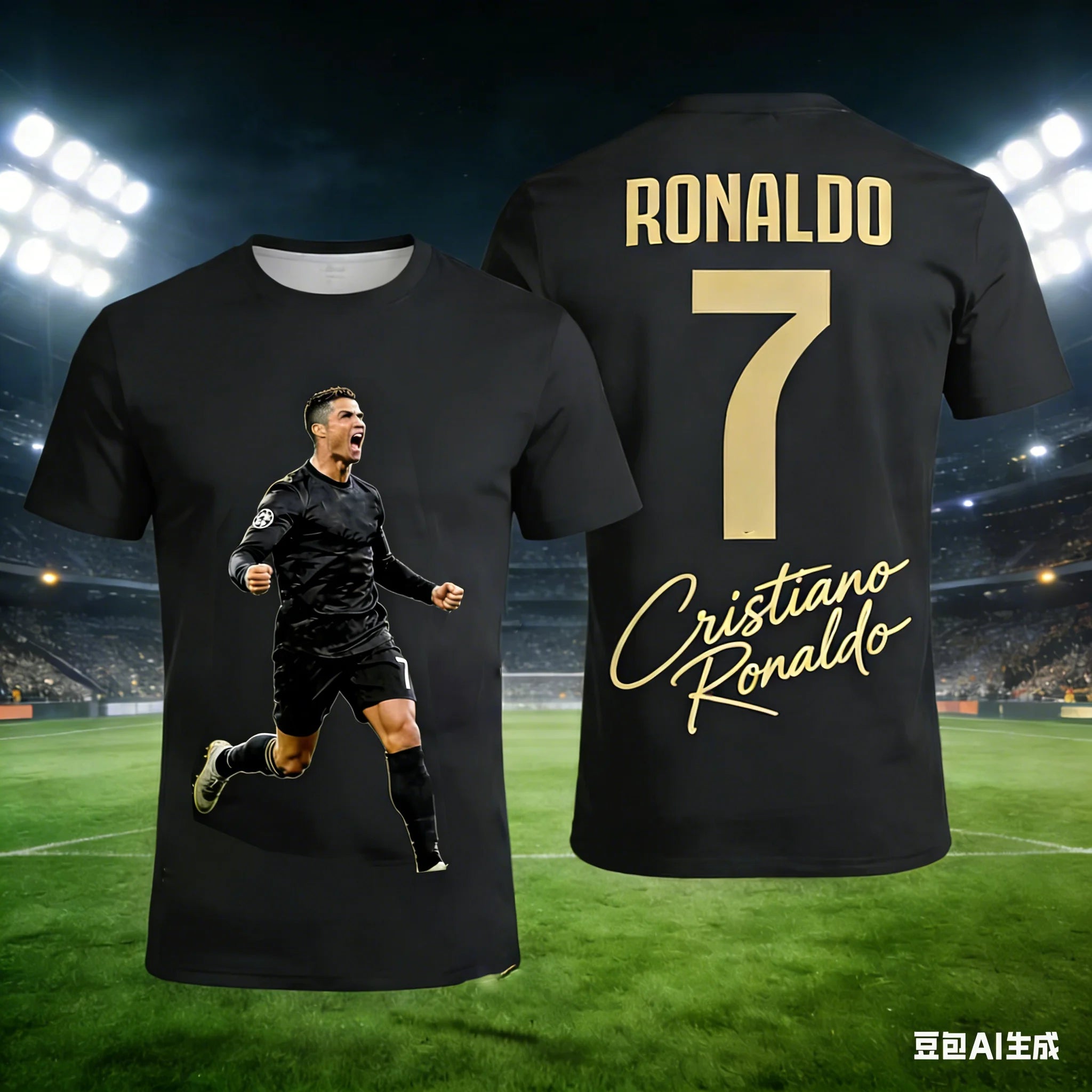 2026 Ronaldo #7 Football T-Shirt Men Women Kids Cotton Casual Soccer Fan Tee Breathable Comfortable Summer Top