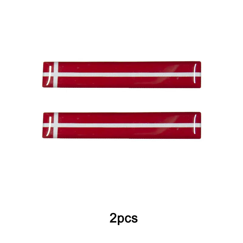 3D Reflective National Flag Sticker - Premium Car & Motorcycle Decal (8.5cm)