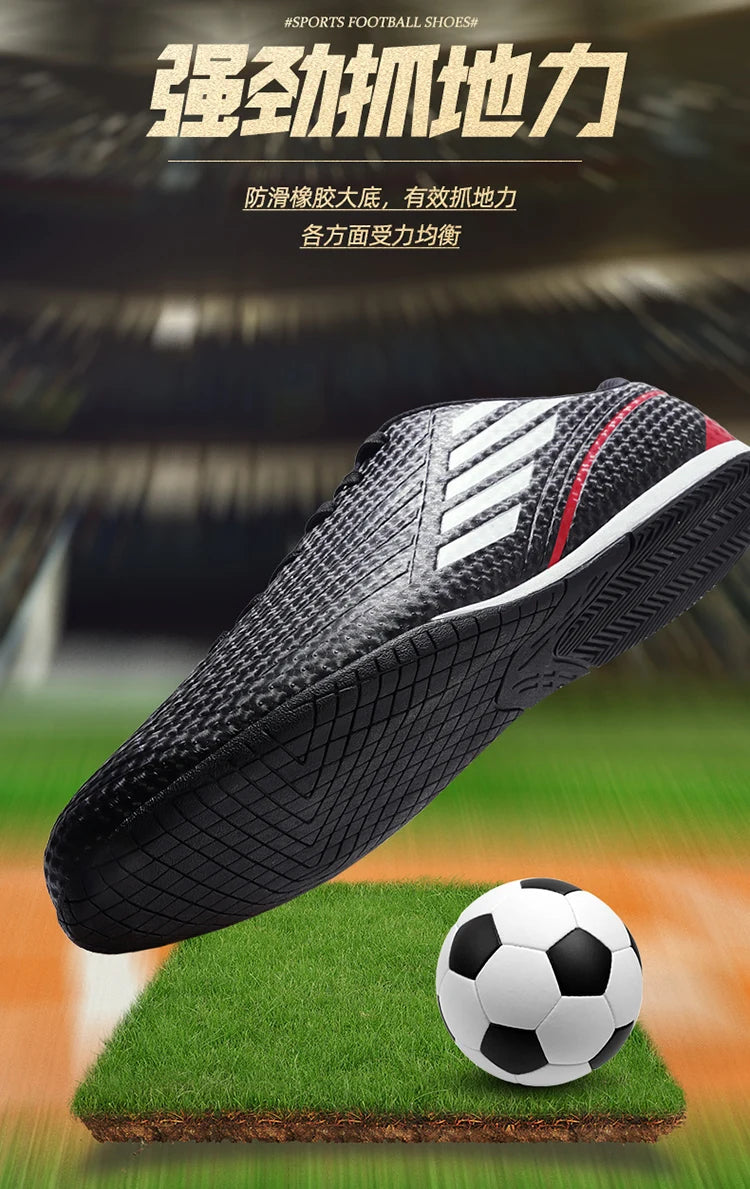 Indoor Soccer Shoes – Men's Futsal Boots for Hard Court (Sizes 32–45)