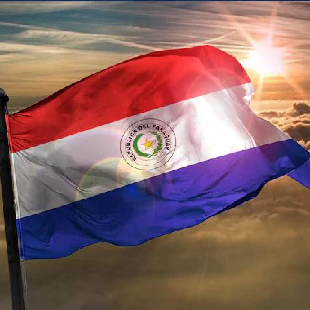 Paraguay Flag - Premium Polyester 3x5ft (90x150cm)