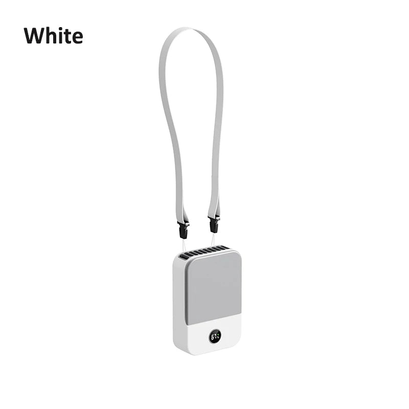 Bladeless Waist & Neck Fan – Portable 3-Speed Air Cooler USB 2000mAh