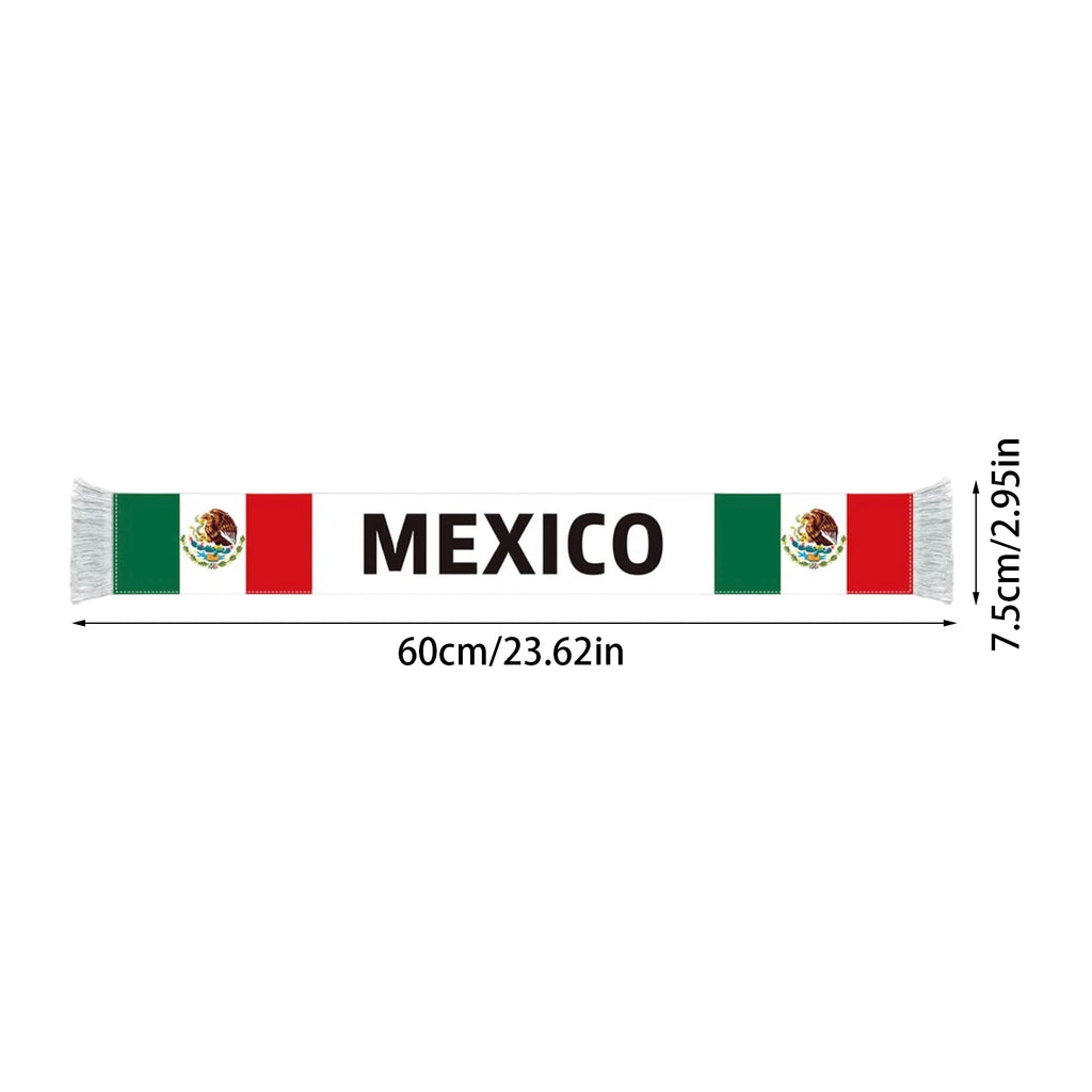 Football Game Flag Scarf – Fan Cheering Props & Party Supplies