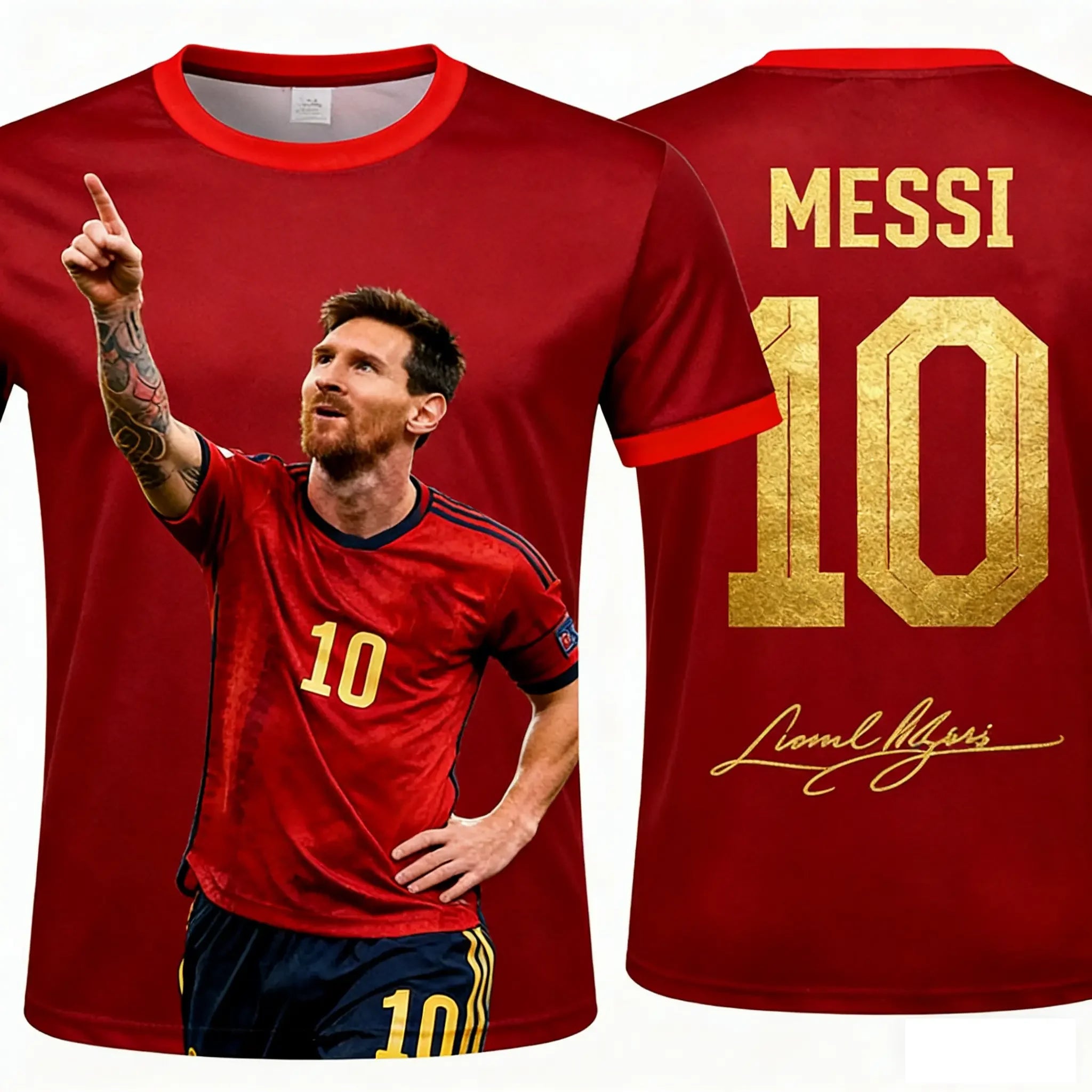 Messi 2026 Fan Commemorative T-Shirt – Superstar Graphic Football Tee