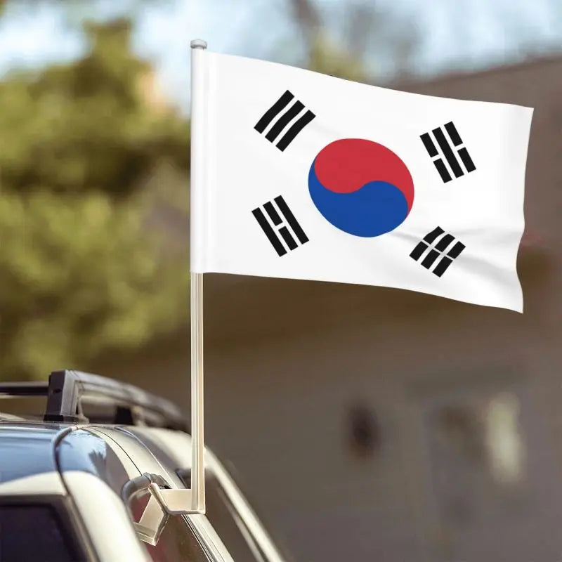 South Korea Car Flag 30x45cm | Taegukgi Window Flag