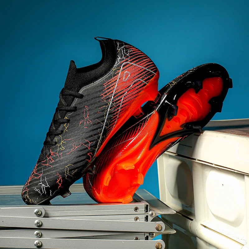 New Men's Soccer Shoes Top Quality Wholesale Cleats Football Boots Training Non-Slip Sneakers FG Drop Shipping Unisex Adult