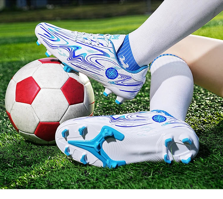 Men's & Women's Soccer Shoes – Waterproof Football Boots with Rubber Cleats