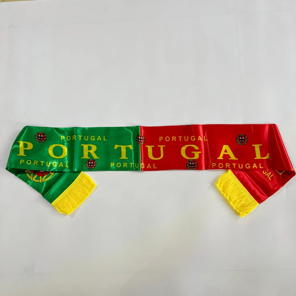Portugal 2026 Fan Scarf – Double-Sided Flag Print
