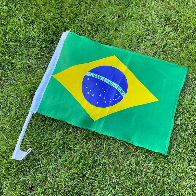 Brazil Car Flag 35x45cm