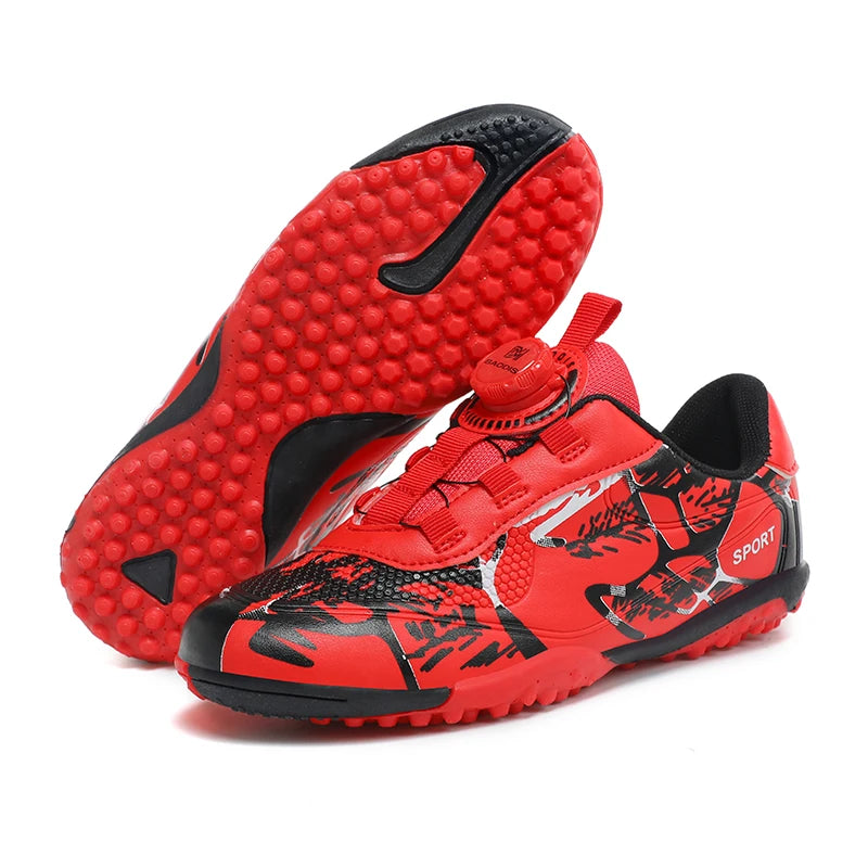 Kids Soccer Shoes – FG/TF Football Boots for Boys (Sizes 31–38)