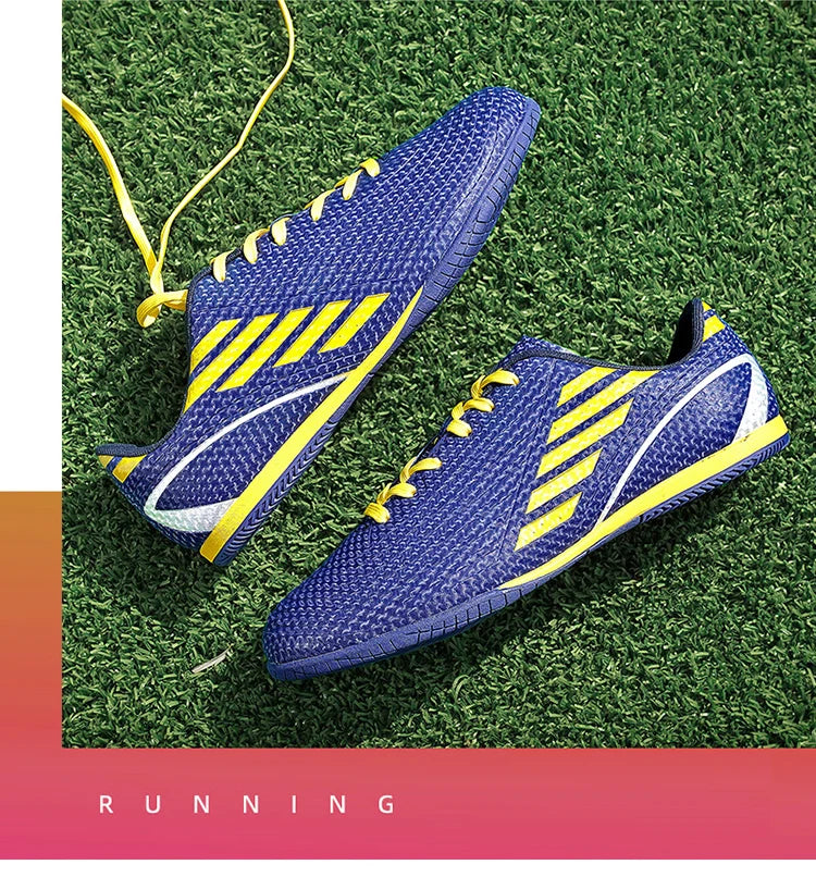 Indoor Soccer Shoes – Men's Futsal Boots for Hard Court (Sizes 32–45)
