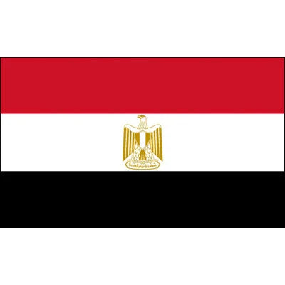 Egypt National Flag Banner - Premium Polyester 3x5ft (90x150cm)