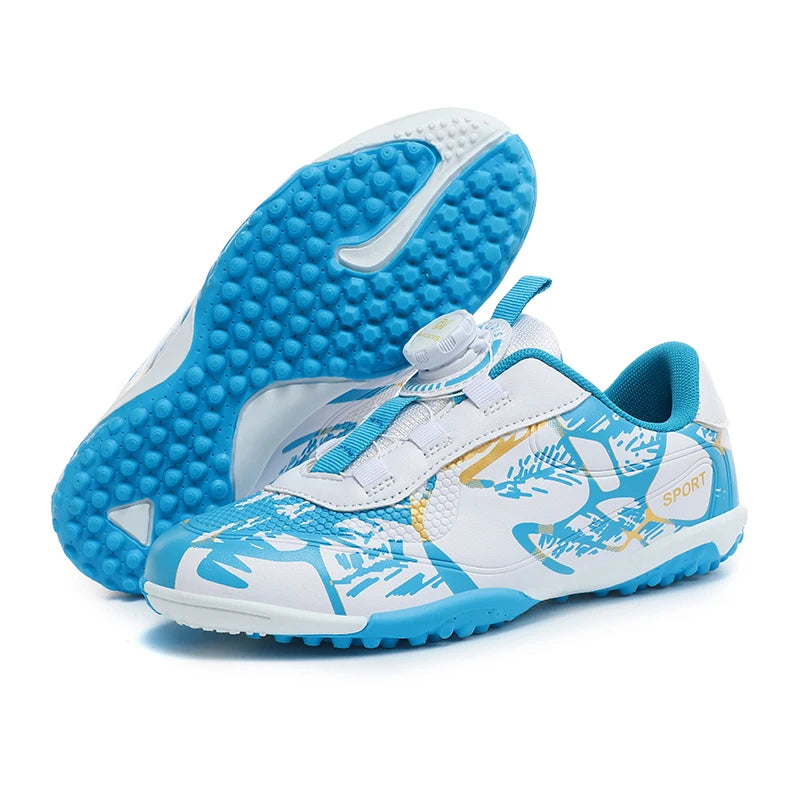 Kids Soccer Shoes – FG/TF Football Boots for Boys (Sizes 31–38)