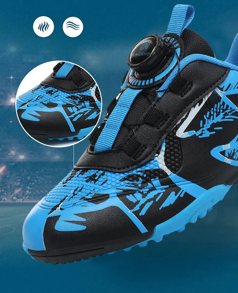Kids Soccer Shoes – FG/TF Football Boots for Boys (Sizes 31–38)