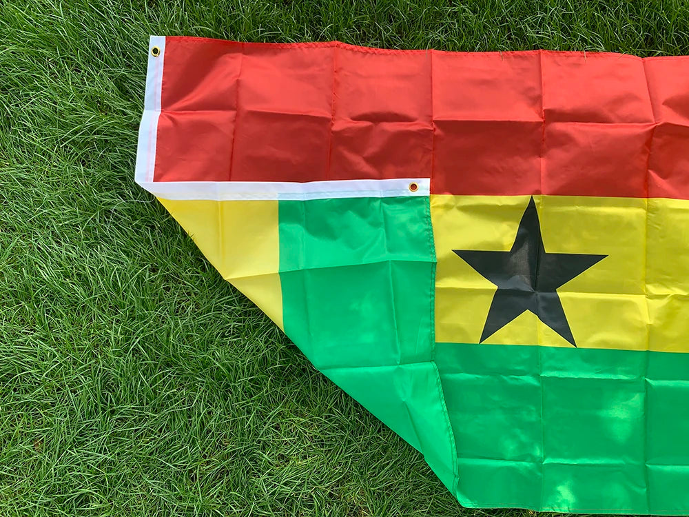 Ghana Flag 150x90cm - Premium Polyester National Flag