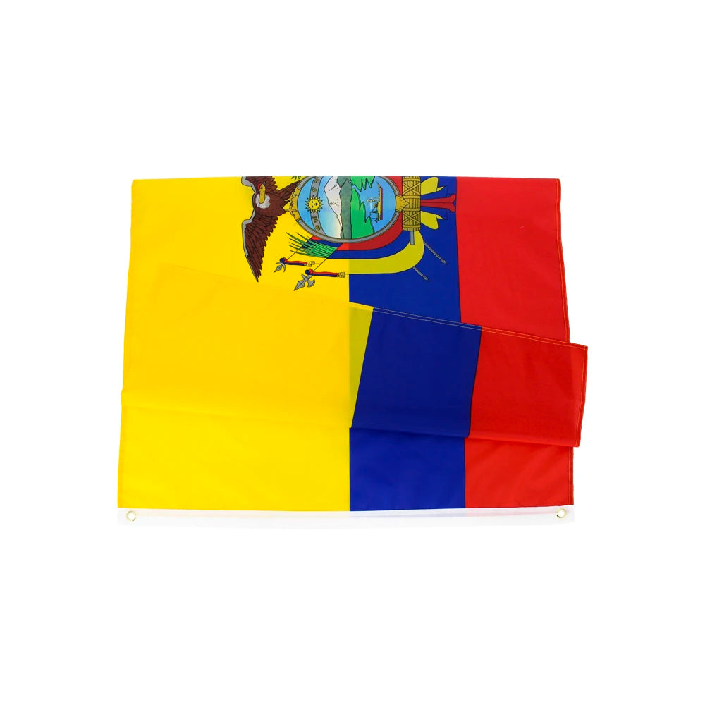 Ecuador Flag Banner - Premium Polyester 3x5ft (90x150cm)
