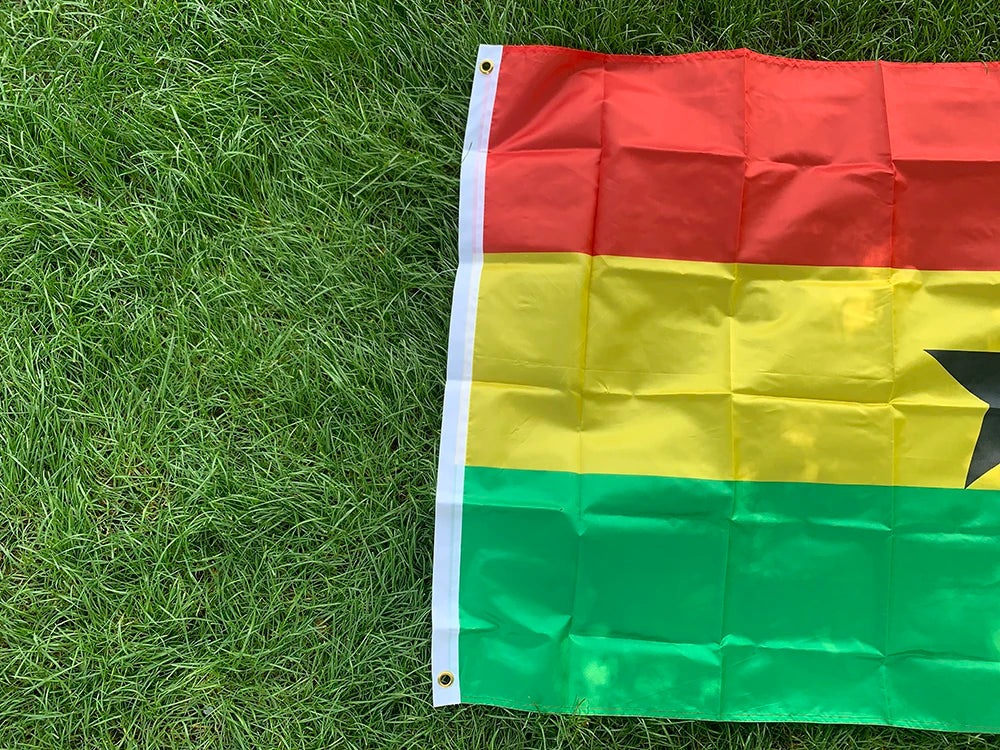 Ghana Flag 150x90cm - Premium Polyester National Flag