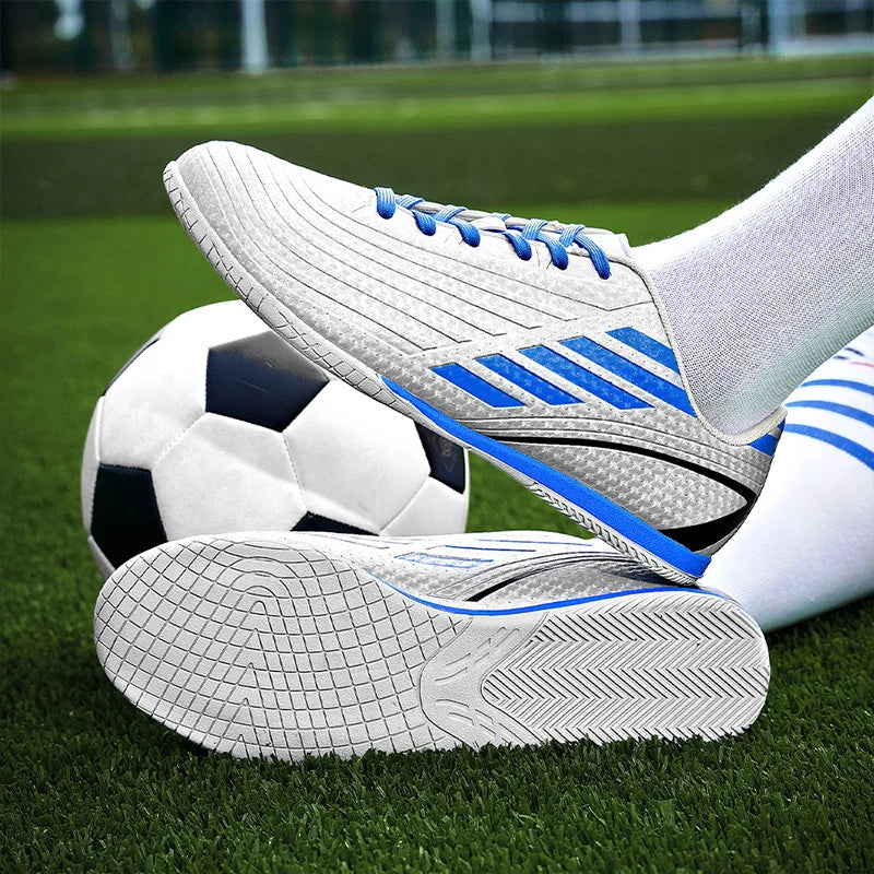 Indoor Soccer Shoes – Men's Futsal Boots for Hard Court (Sizes 32–45)
