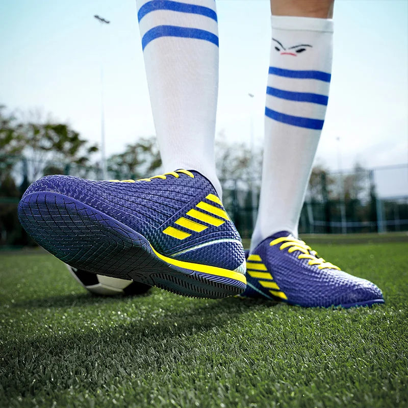 Indoor Soccer Shoes – Men's Futsal Boots for Hard Court (Sizes 32–45)