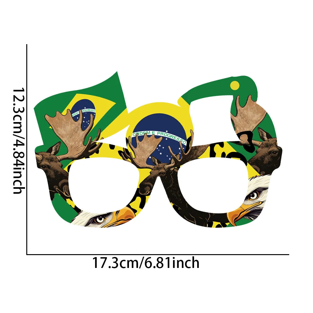 2026 World Cup Flag Eyeglass Frames – Soccer Fan Cheering Props