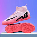 New Men Soccer Shoes Outdoor Ultralight Indoor Football Boots High-quality High Ankle Non-Slip Sports Shoes Futsal Non-Slip