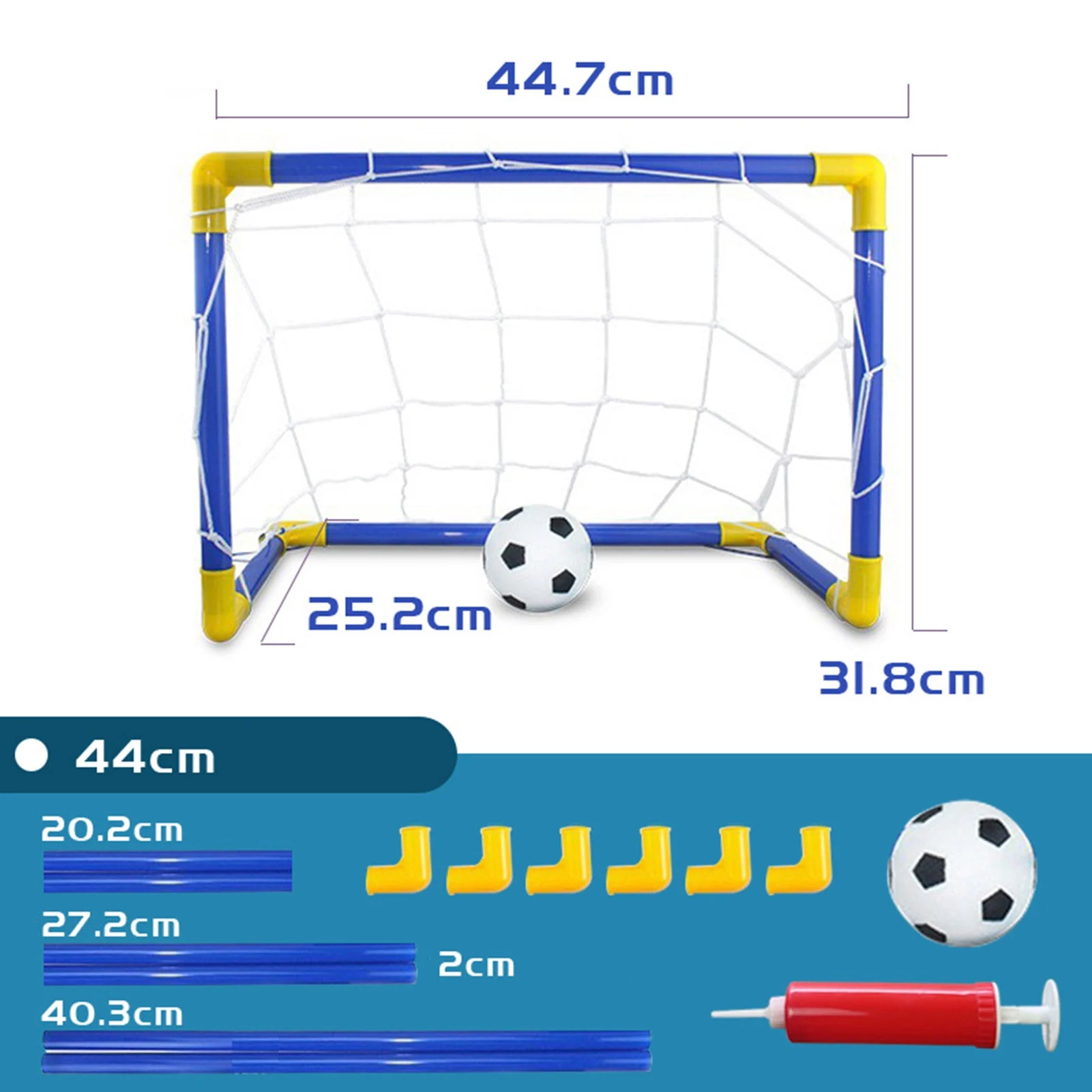Mini Soccer Goal Set – Kids Indoor & Outdoor Football Toy
