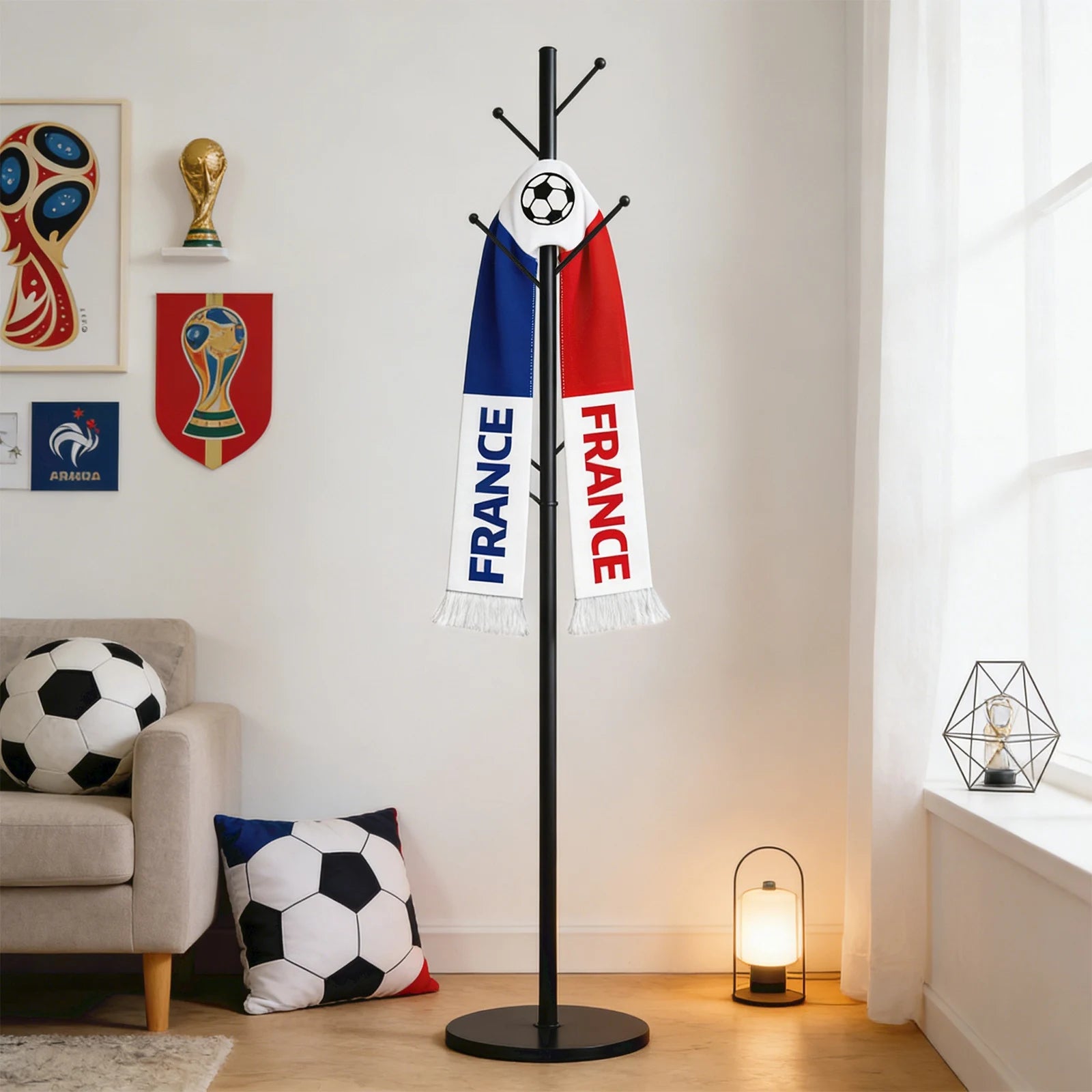 Football Game Flag Scarf – Fan Cheering Props & Party Supplies