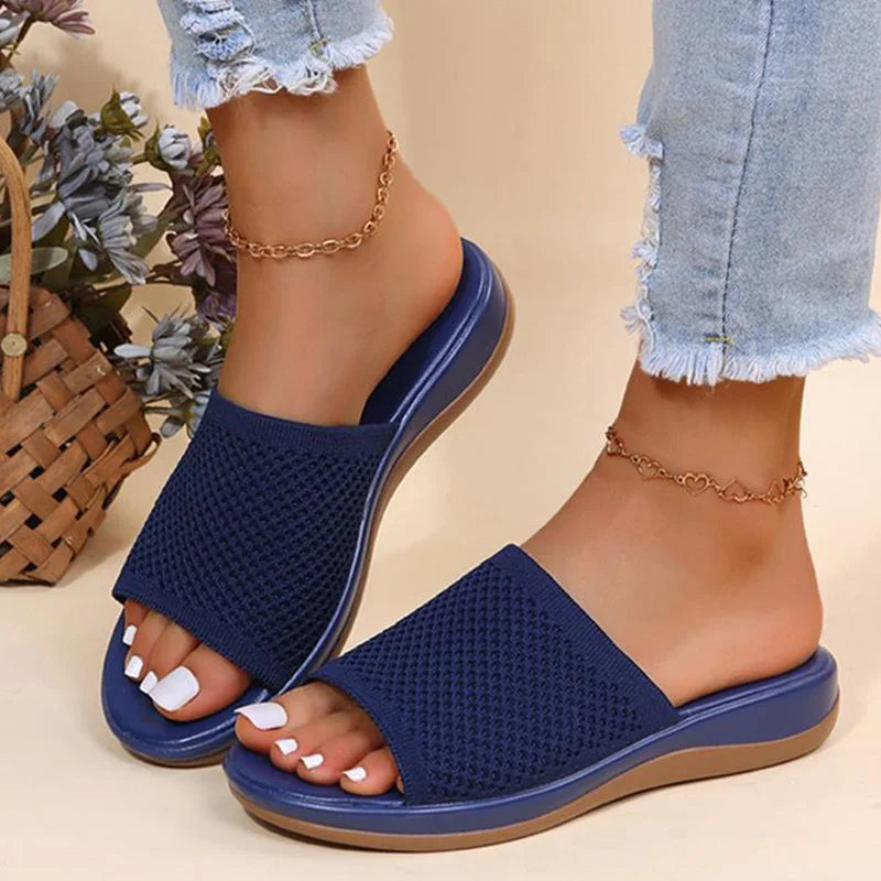 Women's Non-Slip Wedge Sandals – Soft & Comfortable Slides