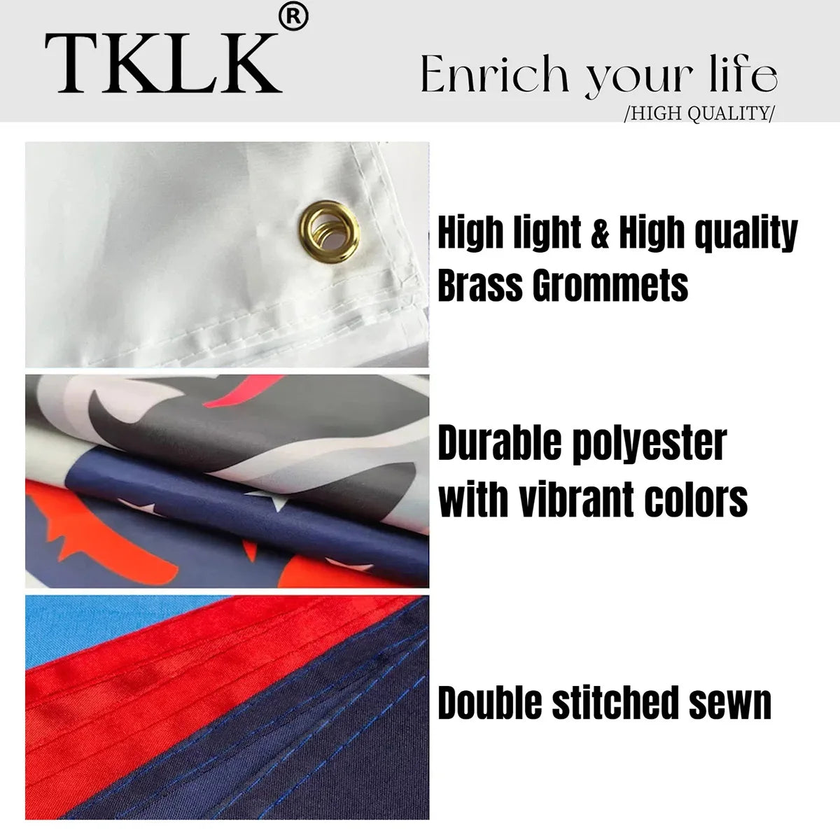 Colombia Flag - Premium Polyester Banner (2x3ft & 3x5ft)