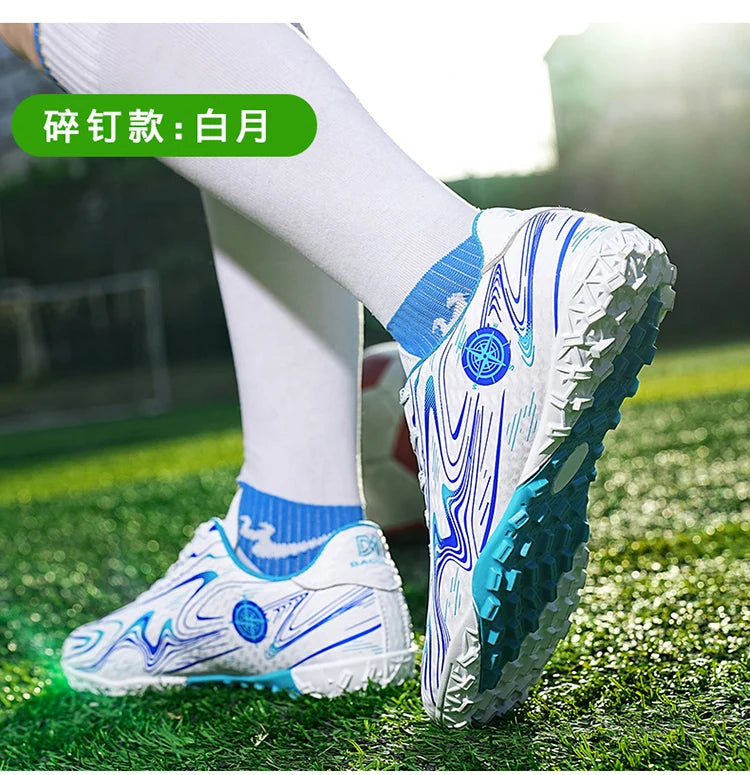 Men's & Women's Soccer Shoes – Waterproof Football Boots with Rubber Cleats