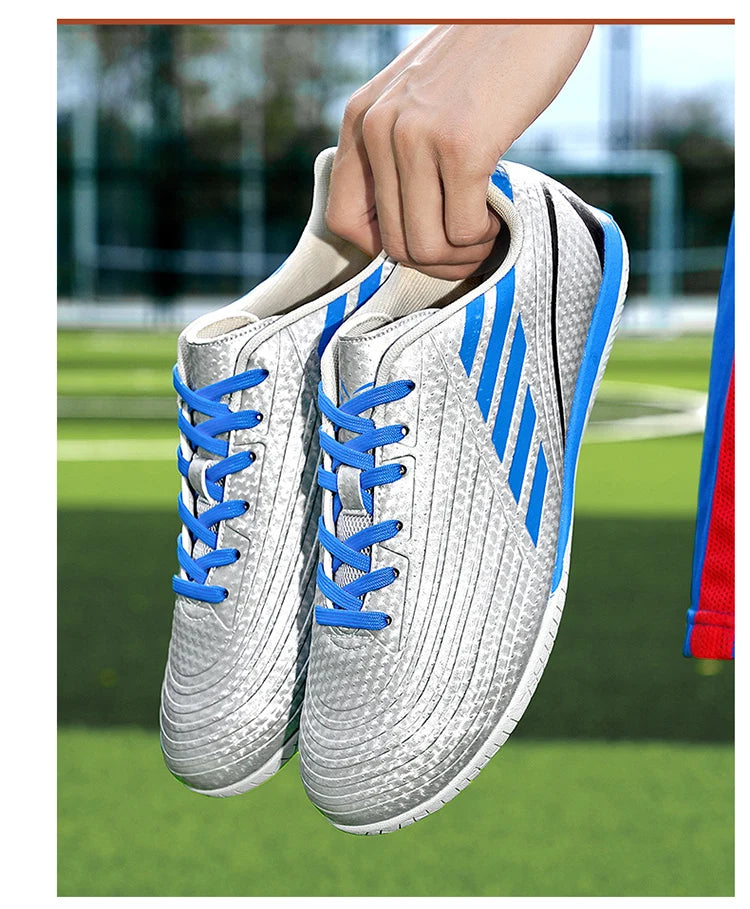 Indoor Soccer Shoes – Men's Futsal Boots for Hard Court (Sizes 32–45)