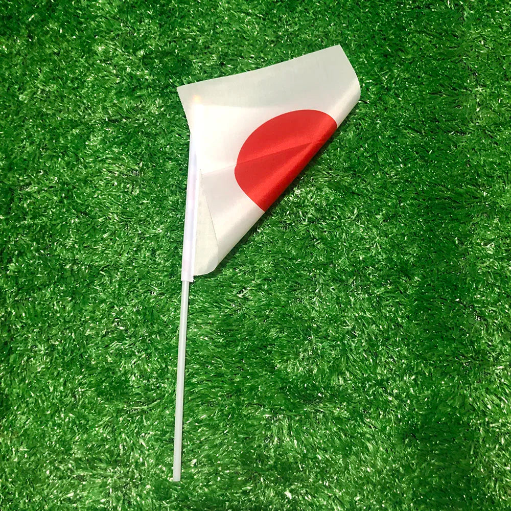 Japan Hand Waving Flags - Bulk Packs (20/50/100 PCS) 14x21cm