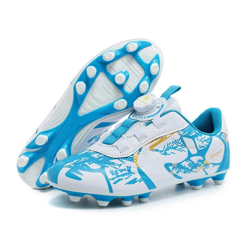 Kids Soccer Shoes – FG/TF Football Boots for Boys (Sizes 31–38)
