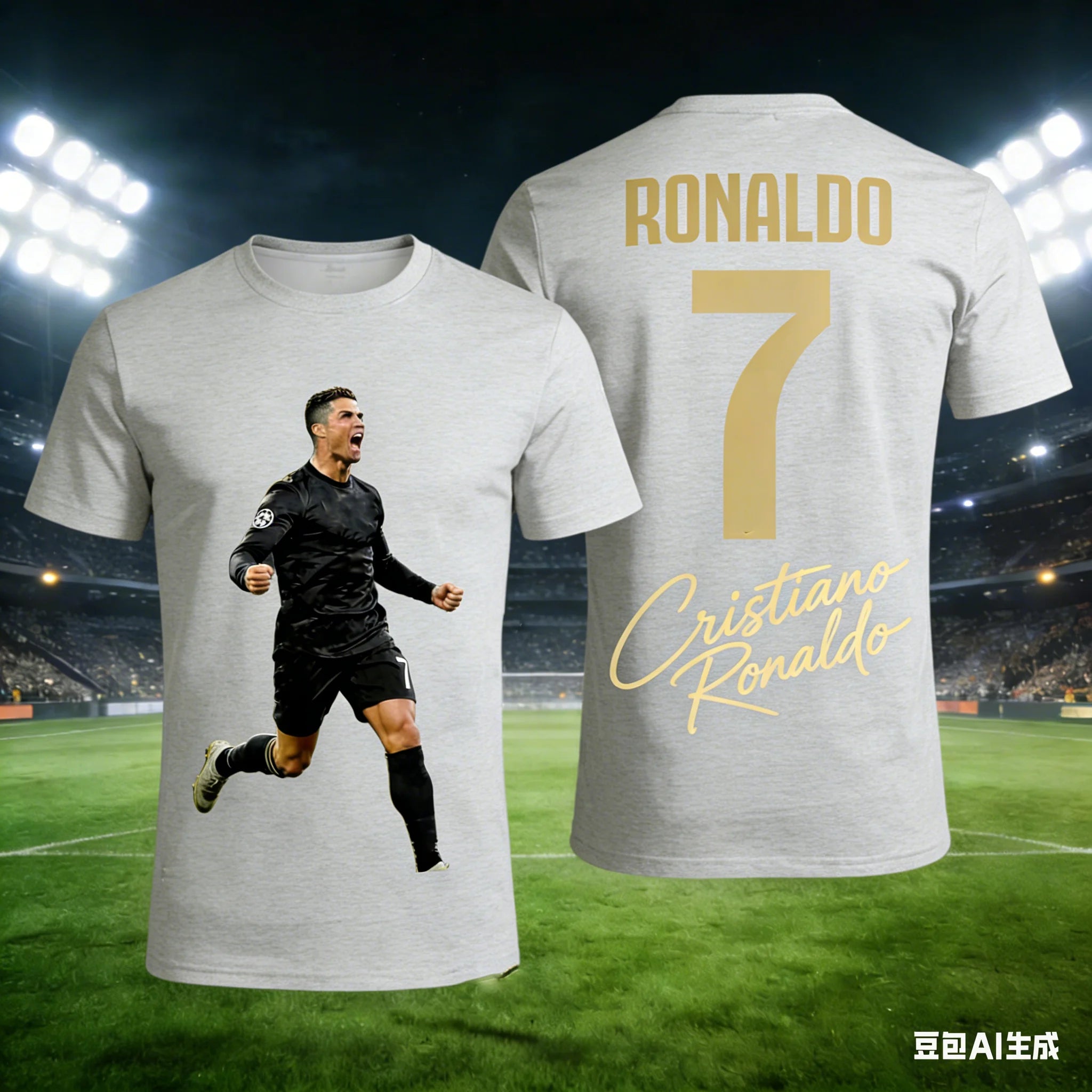 2026 Ronaldo #7 Football T-Shirt Men Women Kids Cotton Casual Soccer Fan Tee Breathable Comfortable Summer Top