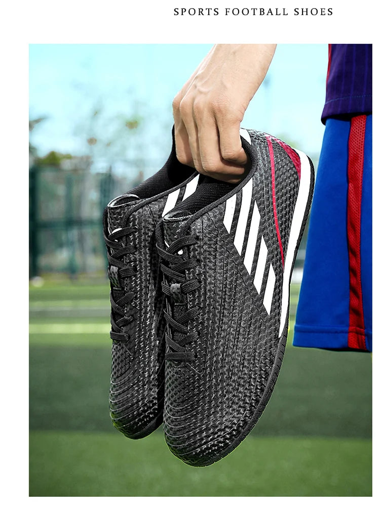 Indoor Soccer Shoes – Men's Futsal Boots for Hard Court (Sizes 32–45)