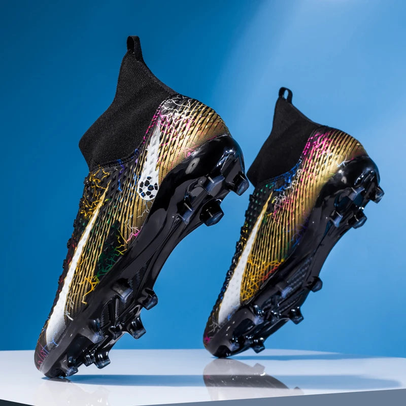 FG/TF Soccer Shoes – Ultralight Unisex Football Boots for Grass & Turf